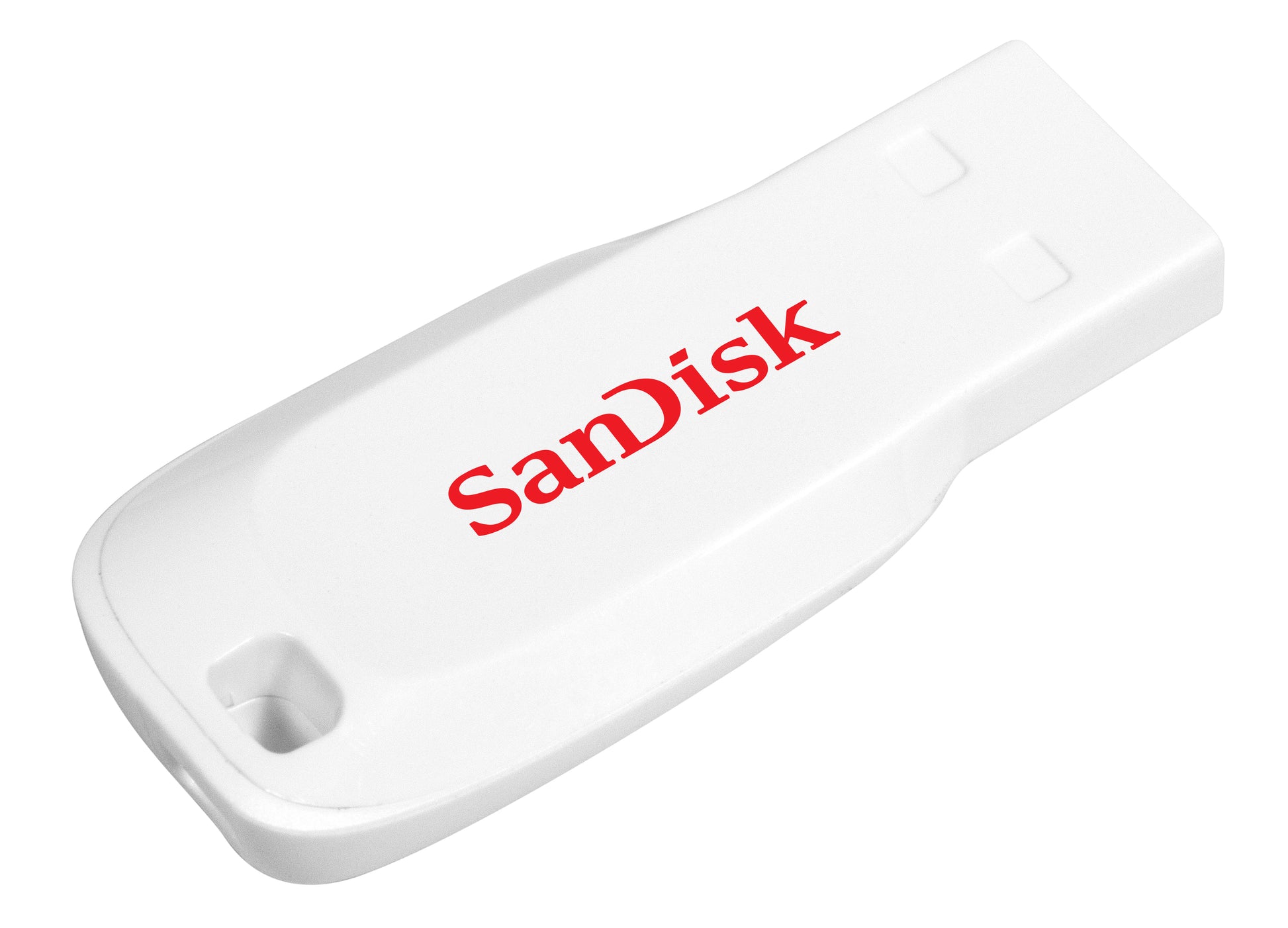 SanDisk Cruzer Blade – 16 GB, USB-A 2.0, Weiss, für Windows/Mac