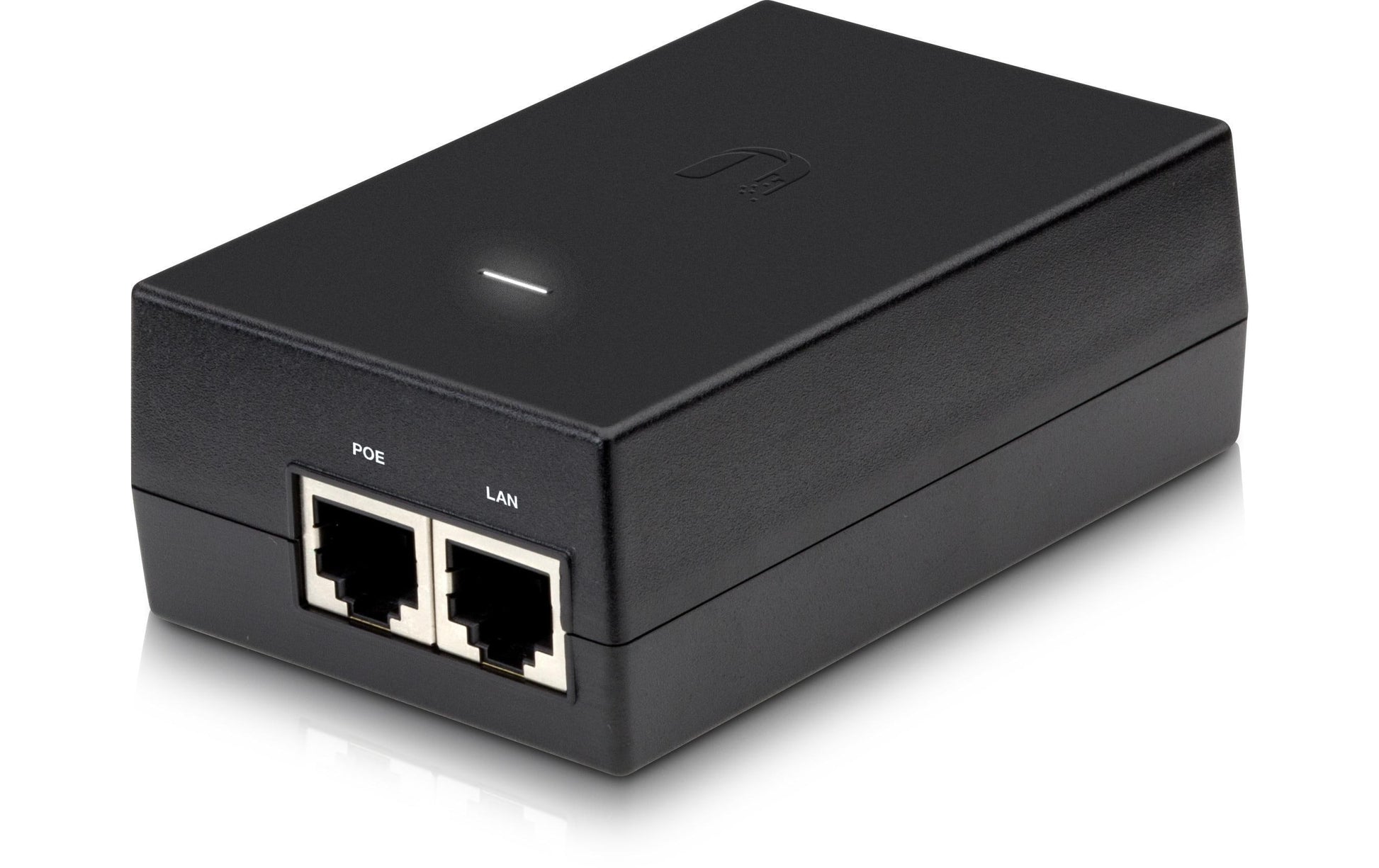 Ubiquiti POE-48-24W-G PoE-Injektor 24 W – RJ-45×2, Gigabit Ethernet, 48 V PoE – Eingang 100–240 V – schwarz
