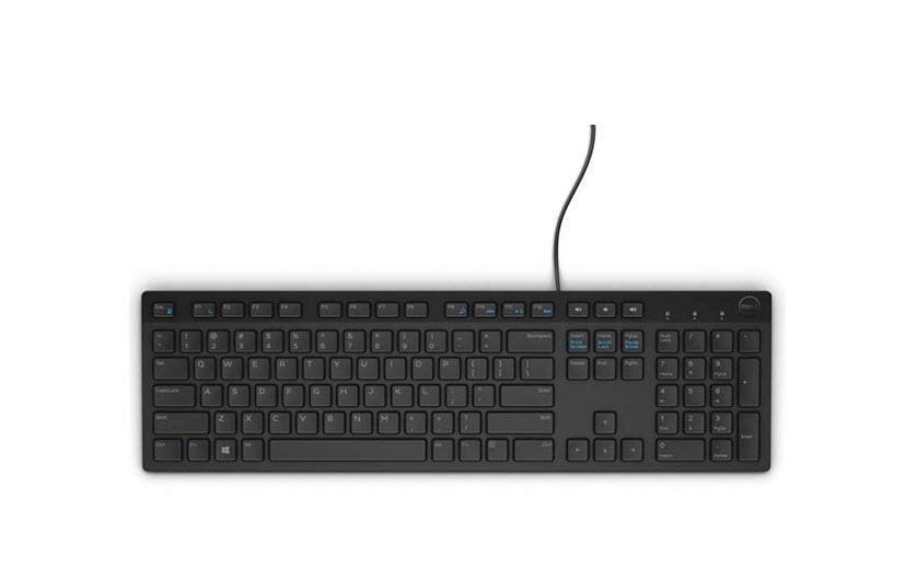 Dell KB216 – Tastatur – kabelgebunden, USB-A – AZERTY (FR) – Schwarz