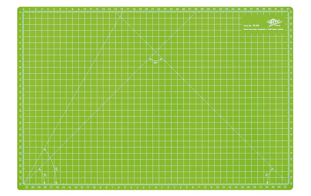 Wedo Schneidematte Comfortline – 45,0 × 30,0 cm – grün – 3 mm
