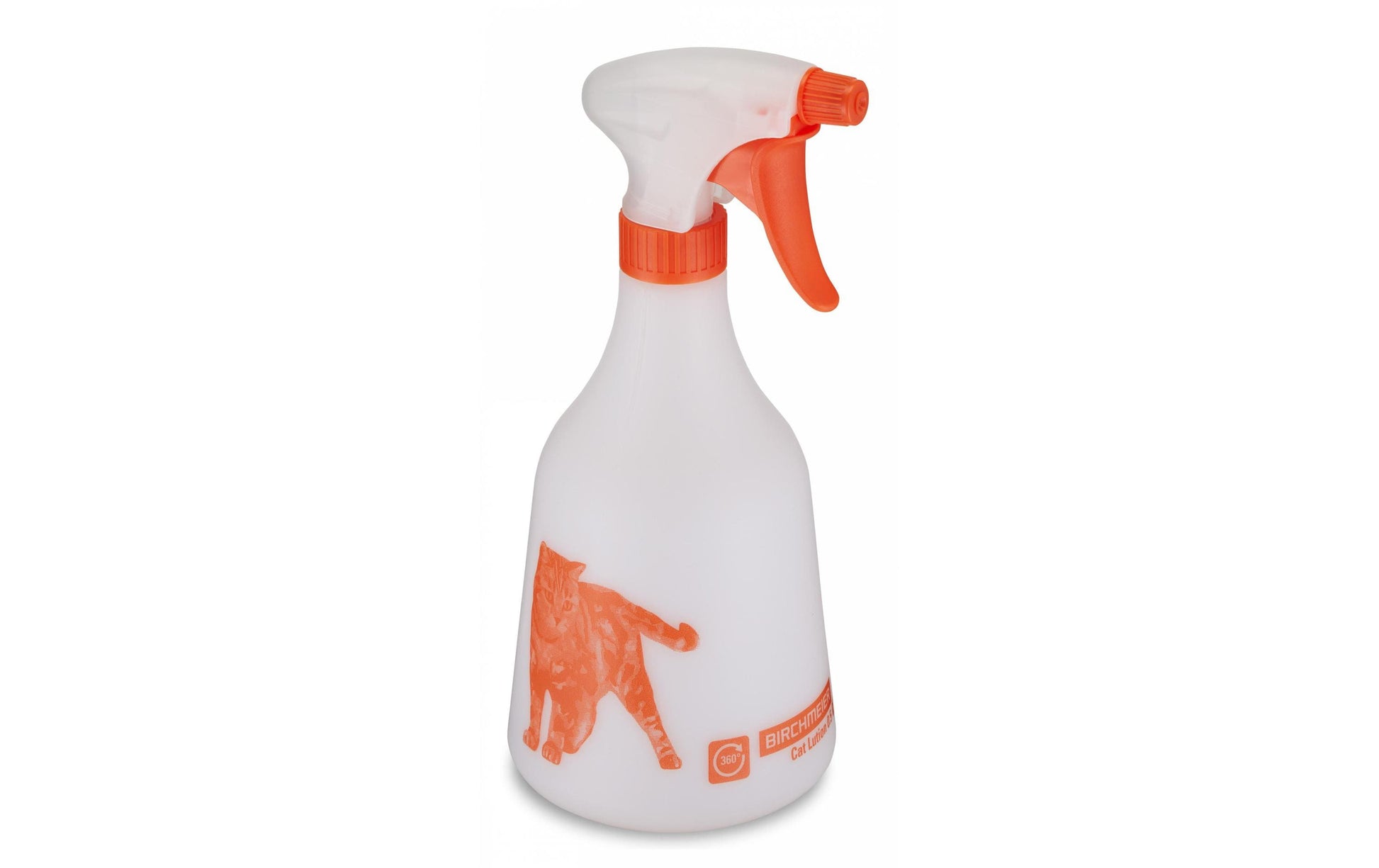 Birchmeier Drucksprüher – 0,5 l – Kunststoff, transparent/weiss/orange, 11,0 × 10,0 × 24,0 cm