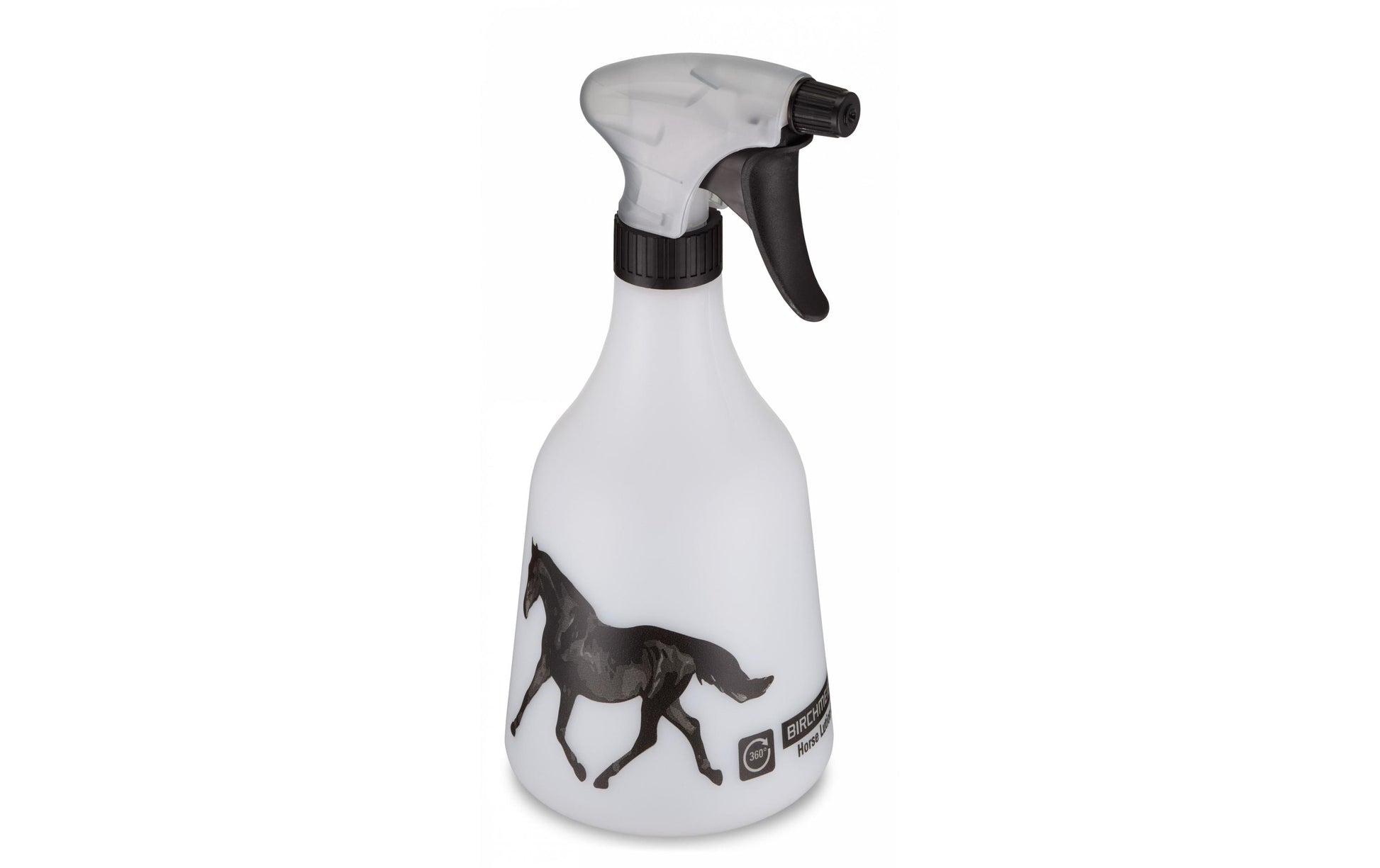 Birchmeier Sprühflasche – 0,5 l – transparent/schwarz/weiss – Kunststoff