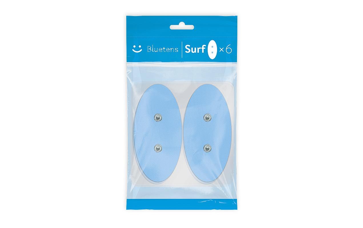 Bluetens Elektrode – für wireless Clip – 6 Stk, blau