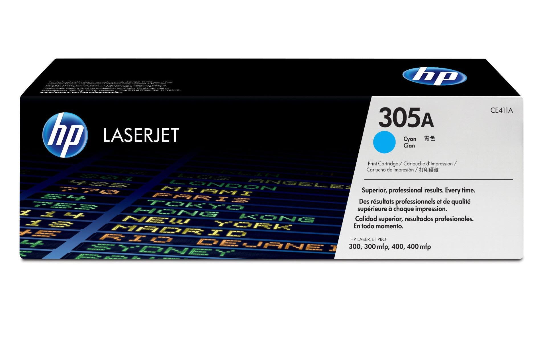 HP Toner 305A – cyan, 2600 Seiten