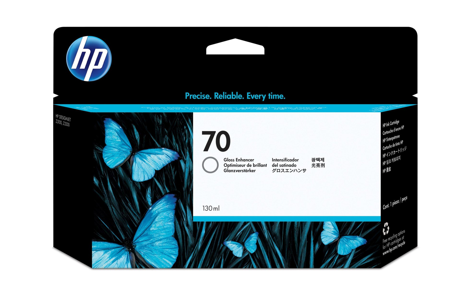 HP Tintenpatrone 70, 130 ml – für Inkjetdrucker/Multifunktionsgeräte