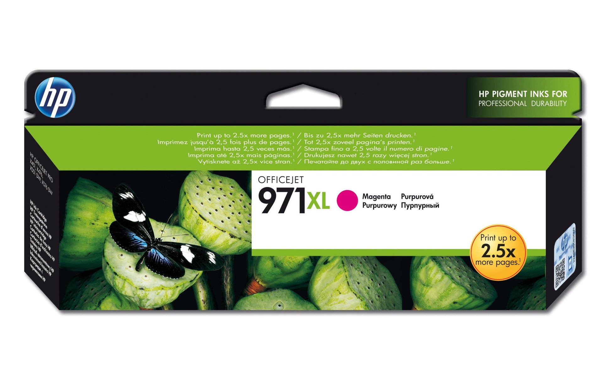 HP Tintenpatrone 971XL, Magenta, XL, 6'600 Seiten