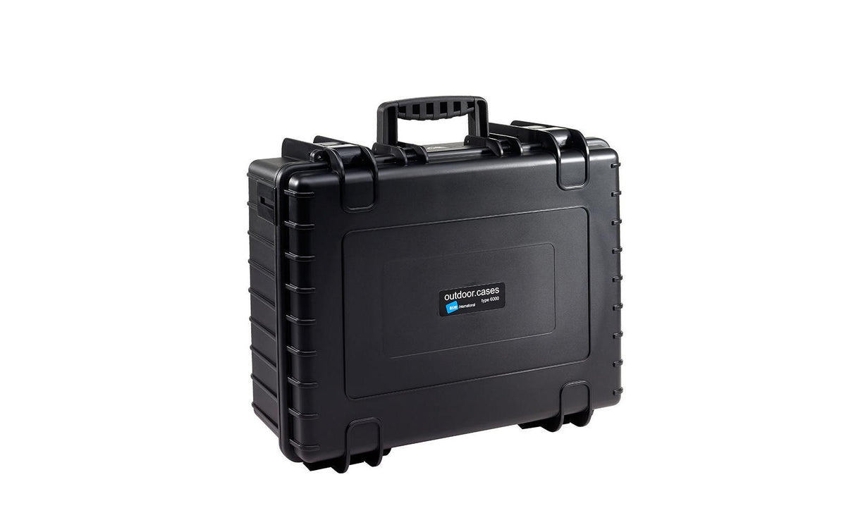B&W Cases Type 6000 – Hartschalenkoffer, PC, Schwarz, 42 × 51 × 21,5 cm