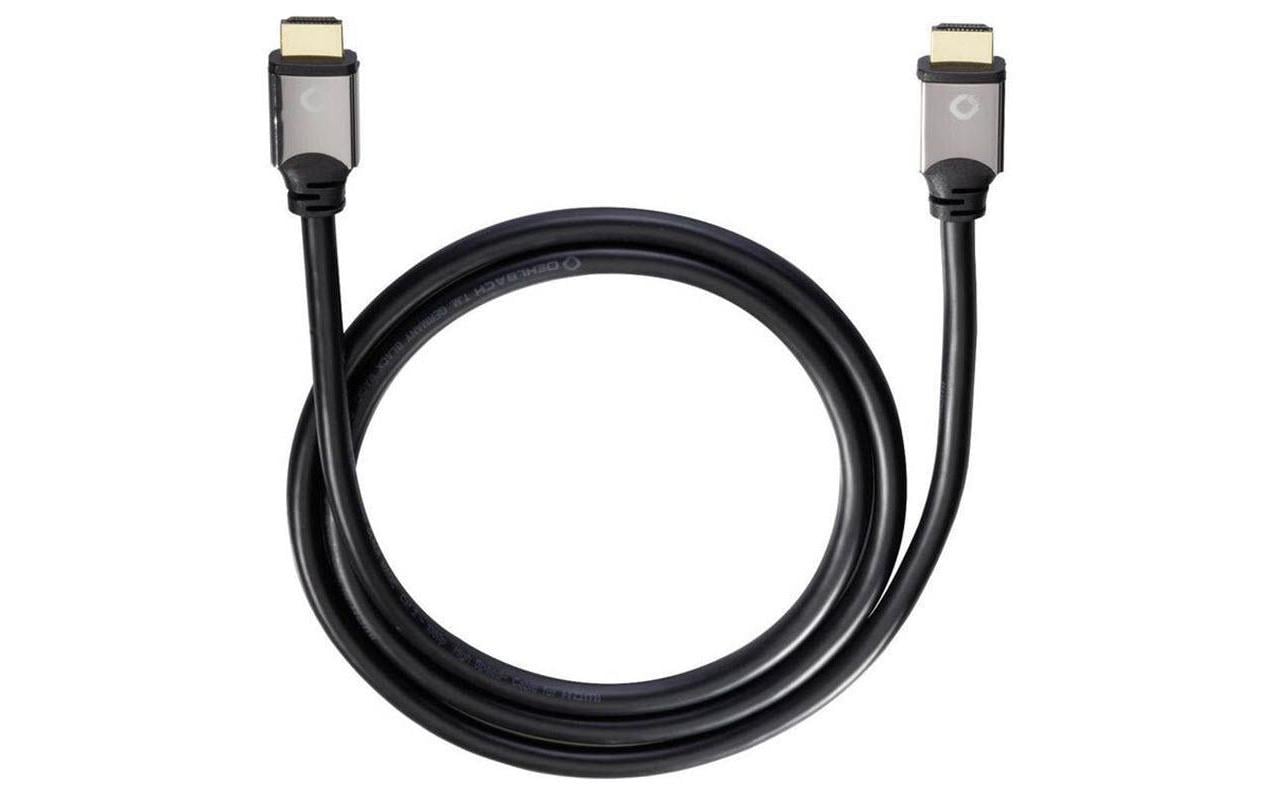 OEHLBACH HDMI-Kabel, Schwarz, D1C92458, 1 Stück