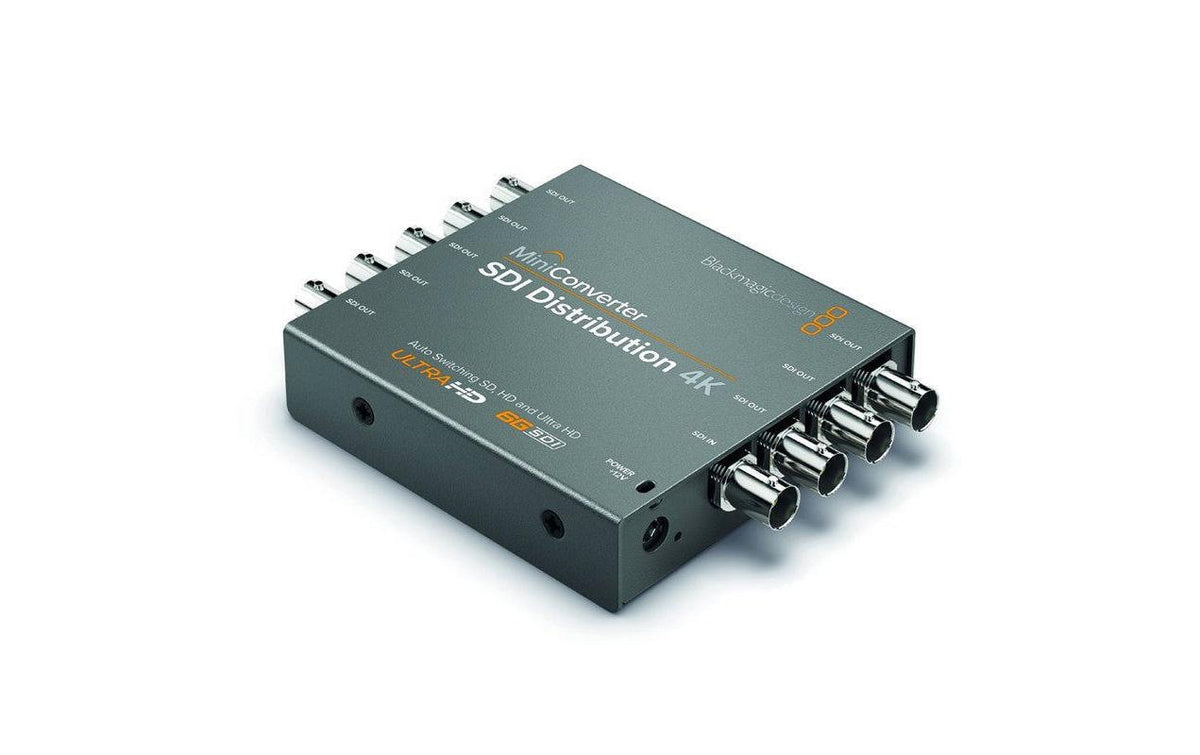 Blackmagic Design Mini Converter SDI Distrib 4K – SDI-Verteiler – 4K UHD, 1 Eingang, 8 Ausgänge – Grau