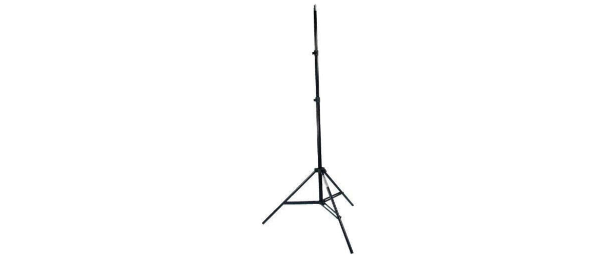 Dörr LS-2000B Leuchtenstativ – 84,5–228 cm, 3-Bein, 2 Auszüge – Schwarz