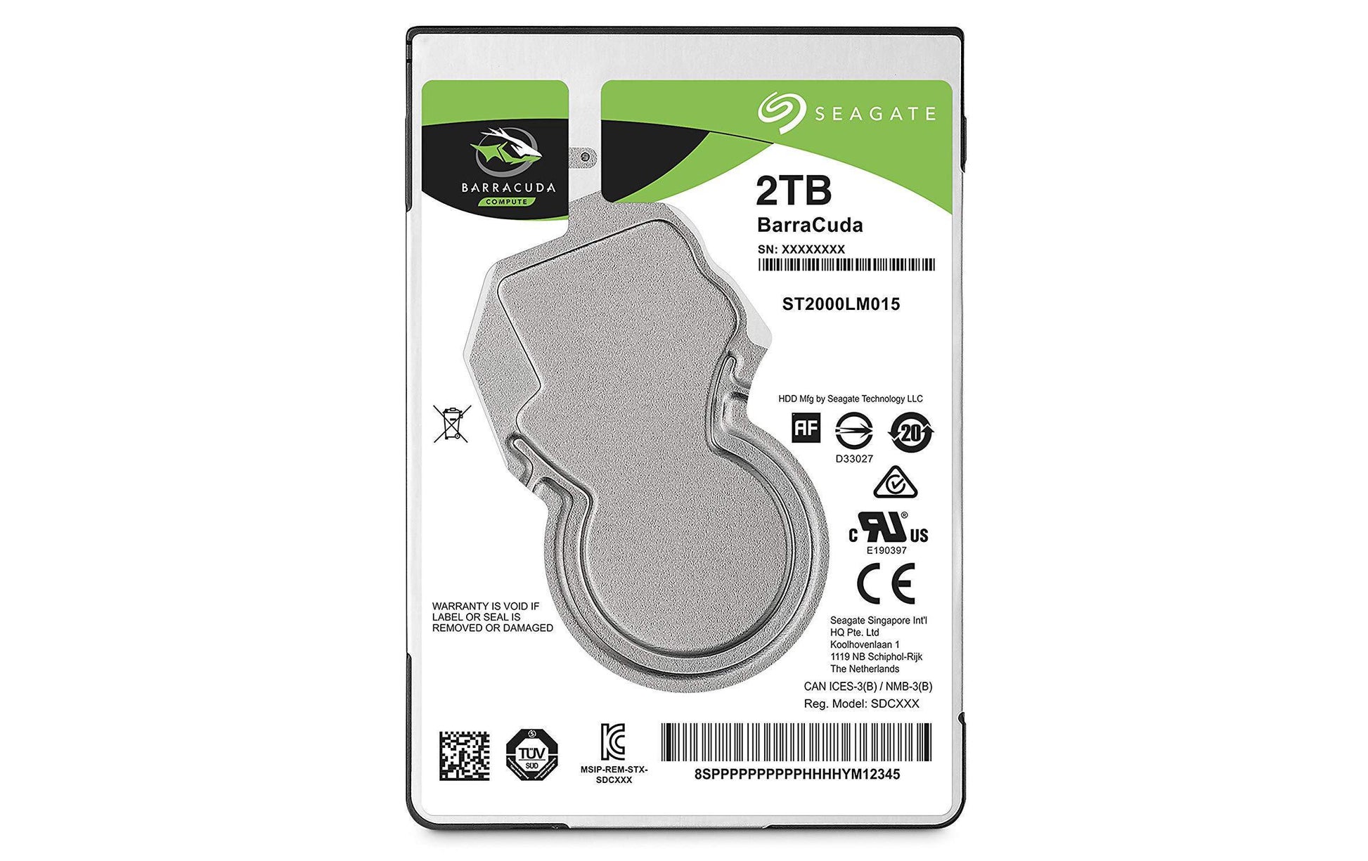 Seagate Barracuda 2,5" 7 mm – 2 TB, SATA III