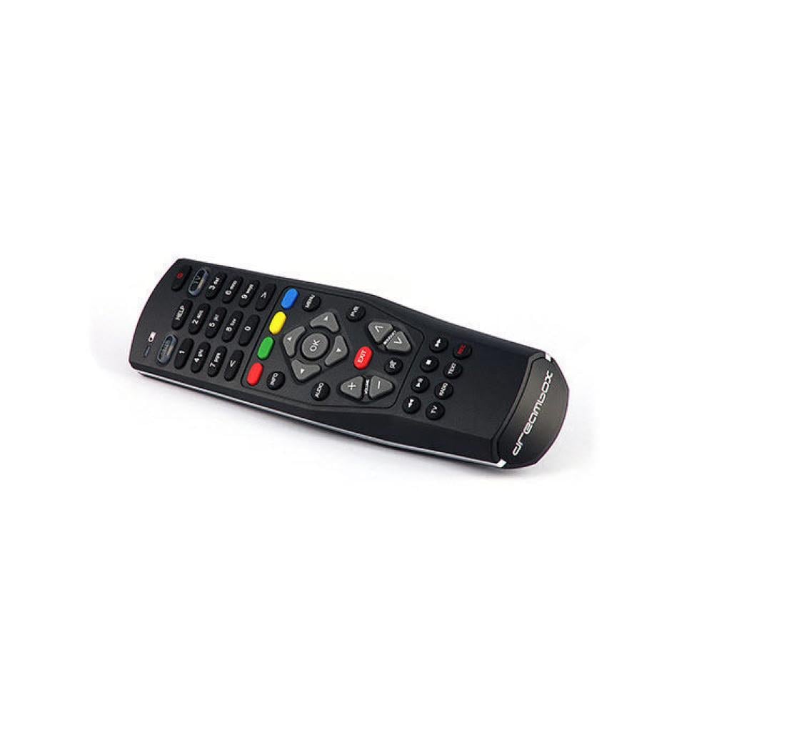 Dreambox TV-Fernbedienung RC10 – für DM500 HD, DM520 HD, DM525 HD, u. a., RF, schwarz