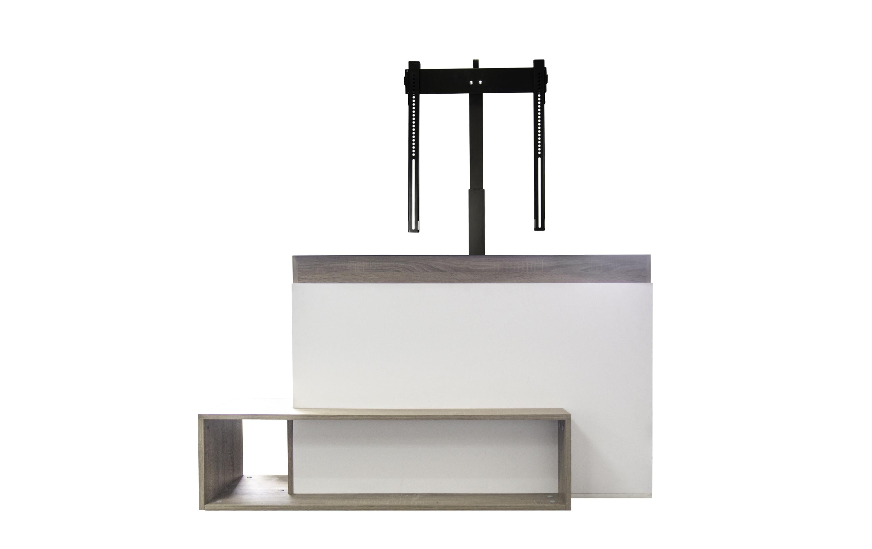 DSS Displayständer, motorisiert, bis 55", VESA 700×600, bis 50 kg, weiss