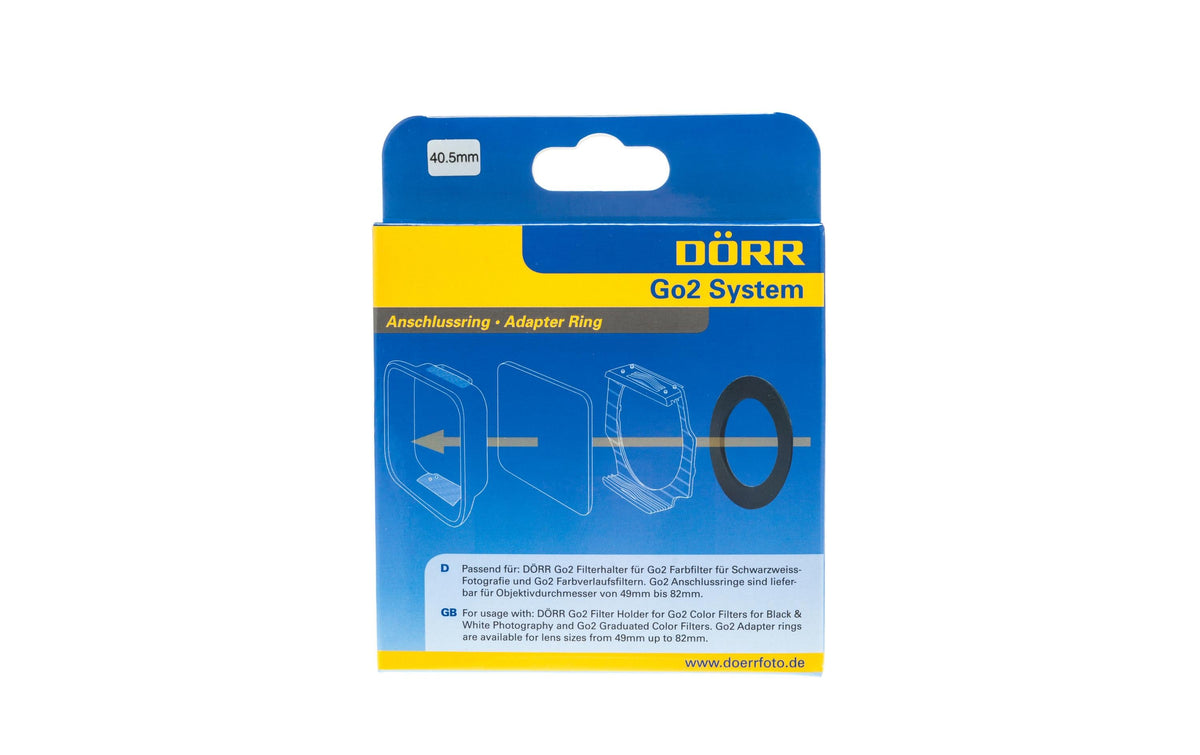 Dörr Go Filterhalter-Adapterring – 40,5 mm – für Canon, DJI, Fujifilm und andere