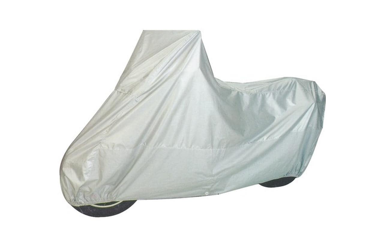 HP Autozubehör Ganzgarage – für Motorrad & Scooter – 245 × 145 × 80 cm – Mikrofaser, weiss
