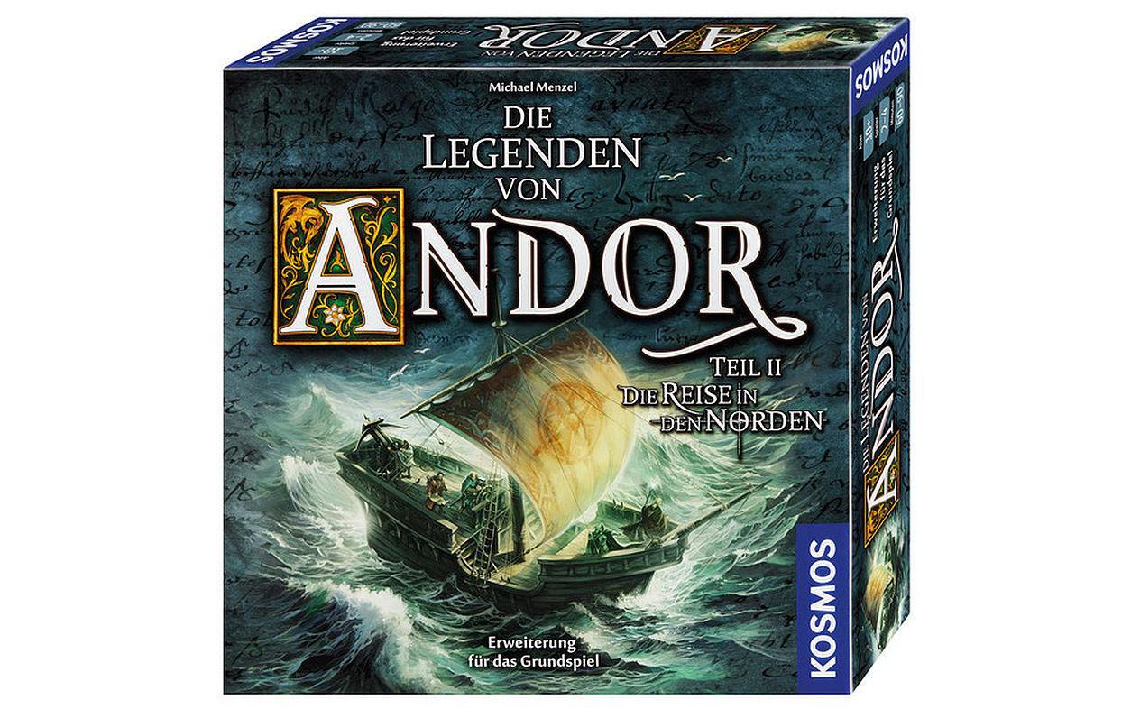 Kosmos Die Legenden von Andor – Teil II: Die Reise in den Norden – Erweiterung, 2–4 Spieler, ab 10 Jahren, 90 Min