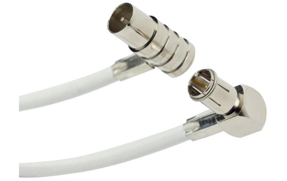Axing Koax-Antennenkabel (IEC) – 6 m – Weiss