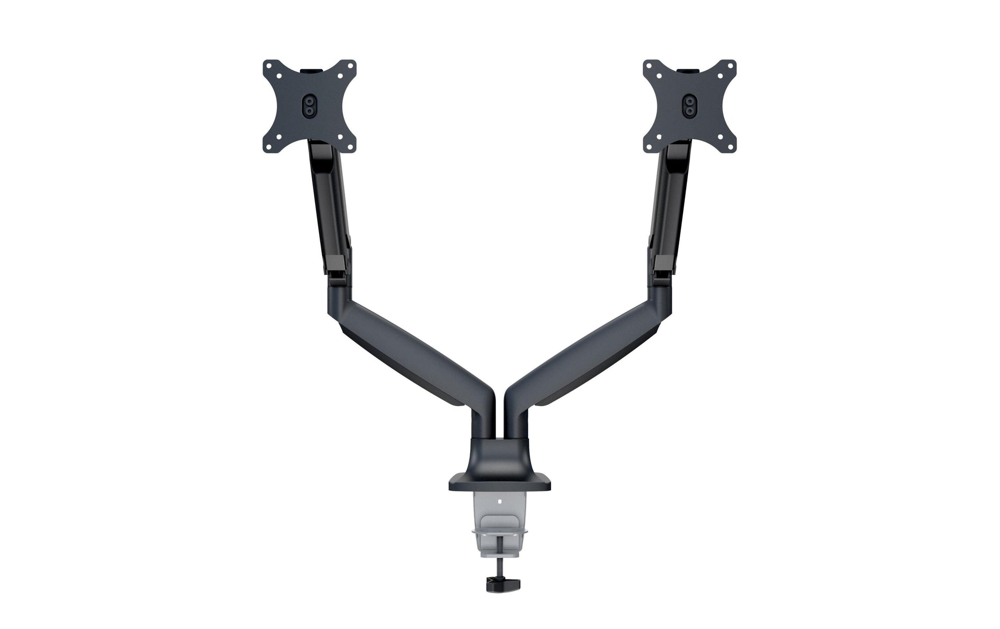 Multibrackets Duo 3286 – Monitorarm, Dual, Standfuss, bis 27", VESA 75 × 75 mm, 9 kg, drehbar, schwarz