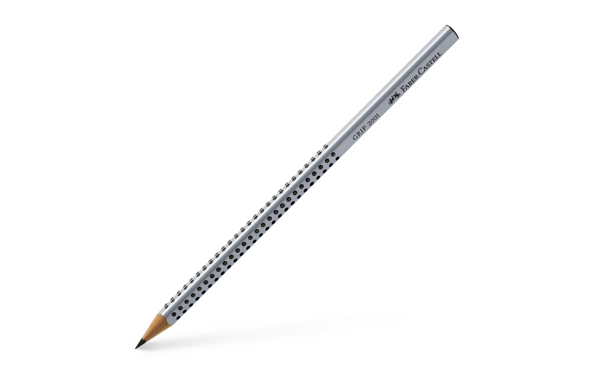 Faber-Castell Grip 2001 Bleistift, Dreikant B Mine Ø 2 mm grau