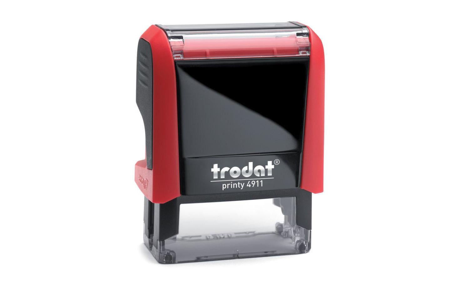 Trodat 4911 – Selbstfärbender Wortstempel, Text Kopie, Deutsch – Abdruck 38 × 14 mm – rot
