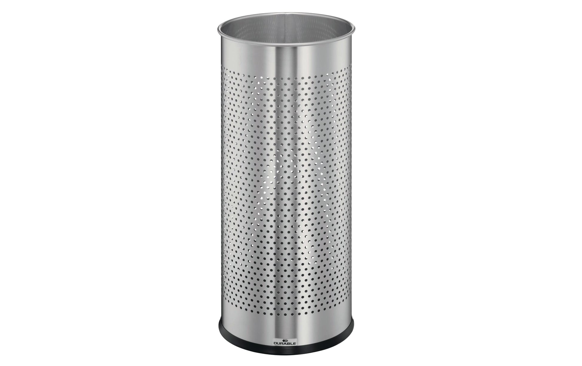 Durable Schirmständer – Edelstahl, Silber, 28,5 l, Ø 28,5 cm × 62 cm