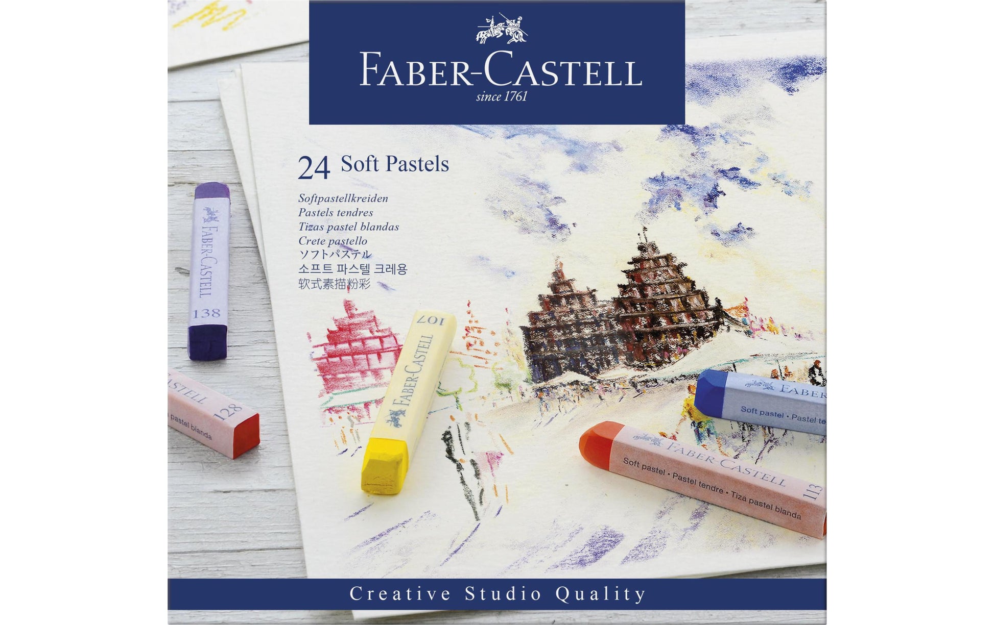 Faber-Castell Studio Qualität – Ölpastelle – Set – 24 Farben