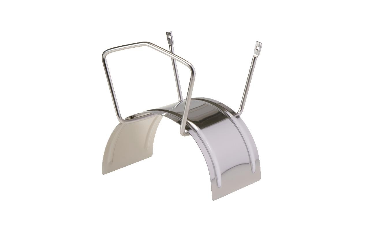 Alba-Krapf Midi inox Wandschlauchhalter 160 m – silber, Edelstahl, B 220 × H 130 × T 170 mm