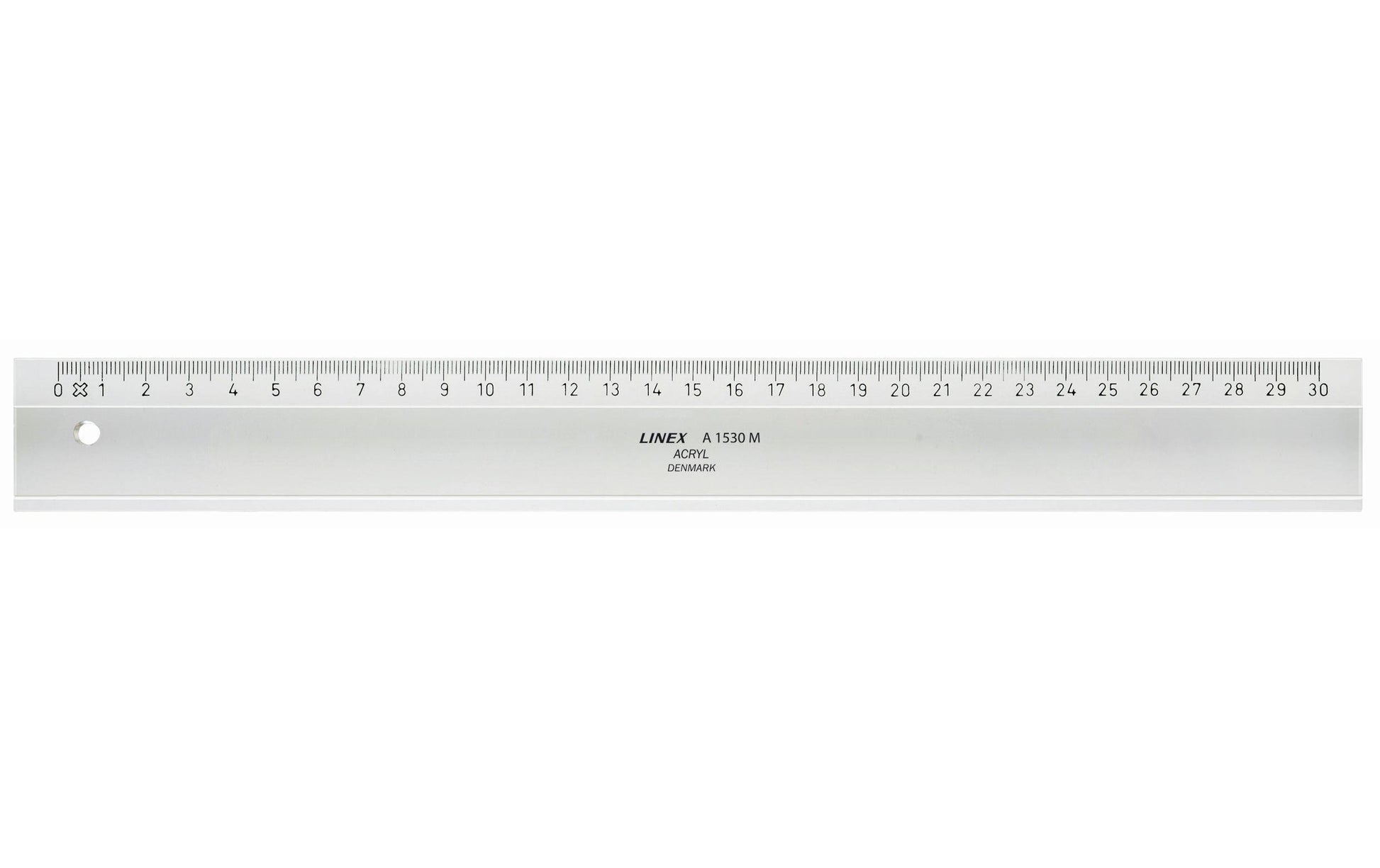 Linex Wandtafel-Lineal 30 cm – Acryl, transparent