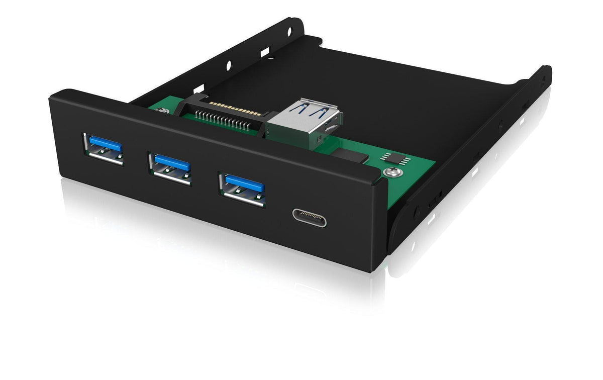 ICY BOX IB-HUB1418-i3 USB-Hub – USB 3.0, 3× USB-A, 1× USB-C