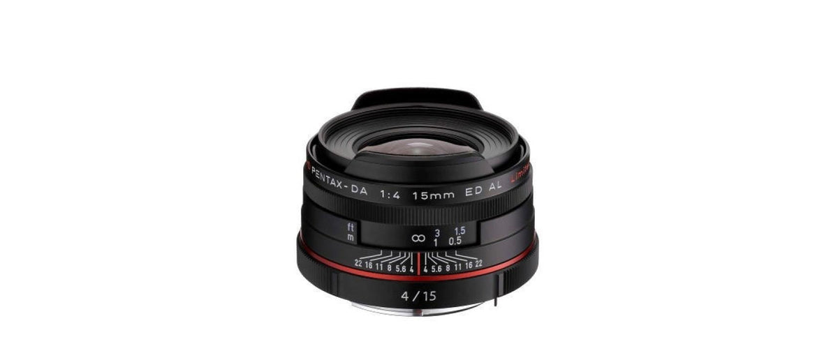 Pentax HD DA 15 mm f/4 ED AL Limited Objektiv – Pentax K-Bajonett – Schwarz