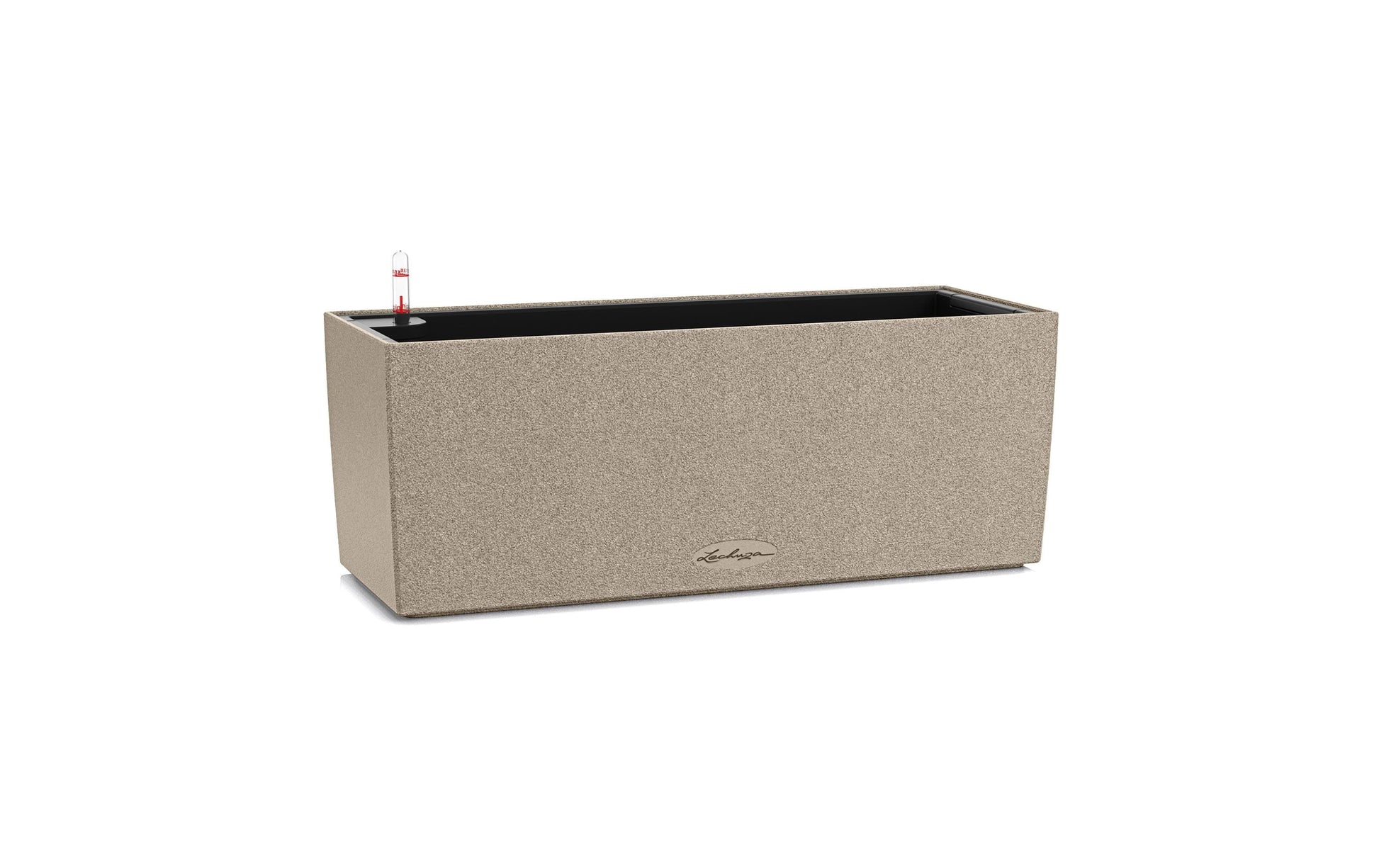 LECHUZA Blumentopf – 50 × 19 × 19 cm – Kunststoff, beige