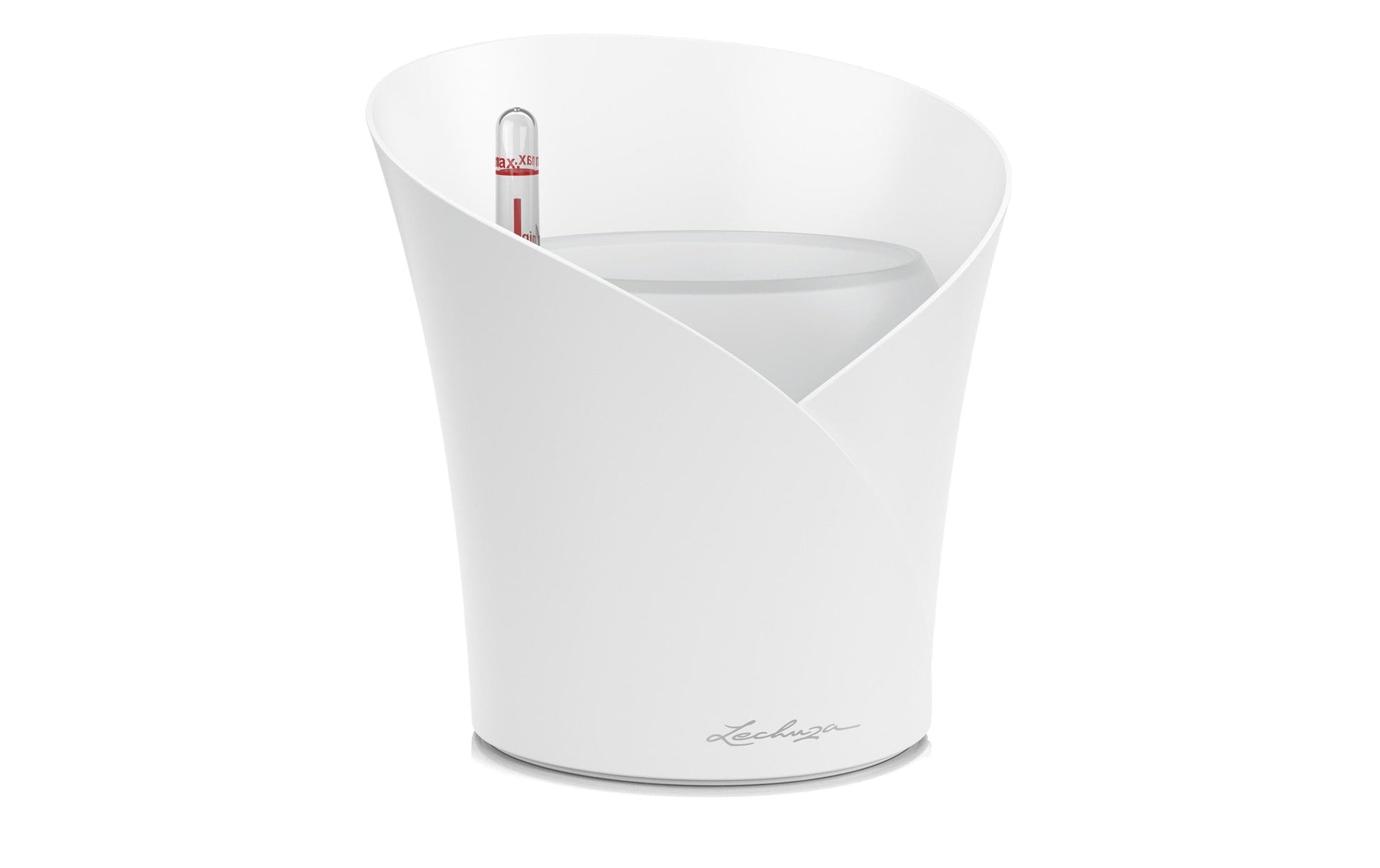 LECHUZA ORCHIDEA Topfpflanzer – Ø 18,3 × 20 cm – Kunststoff, weiss matt