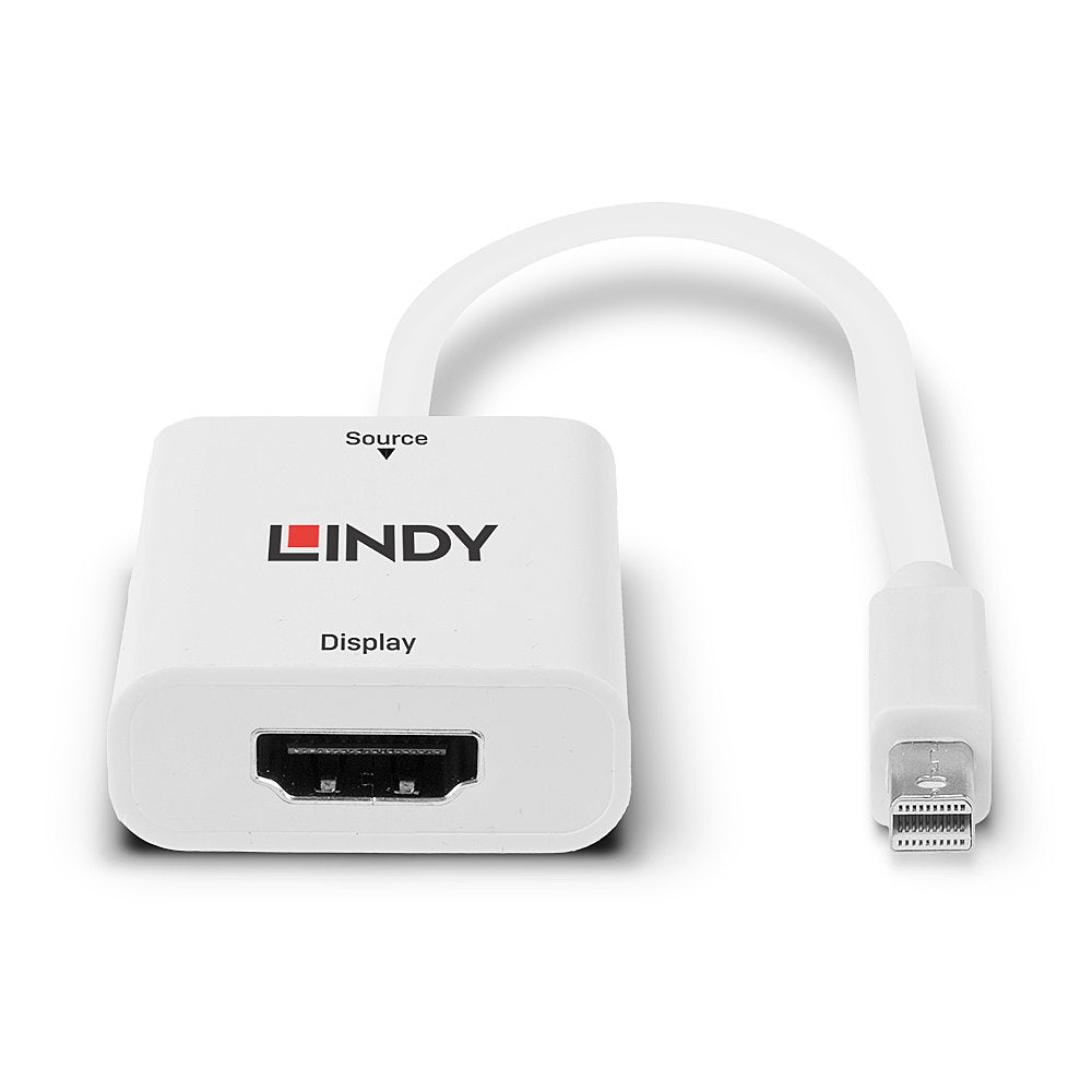 LINDY – DisplayPort (Stecker) auf HDMI (Buchse) Adapter, DP 1.2, 4K@60 Hz