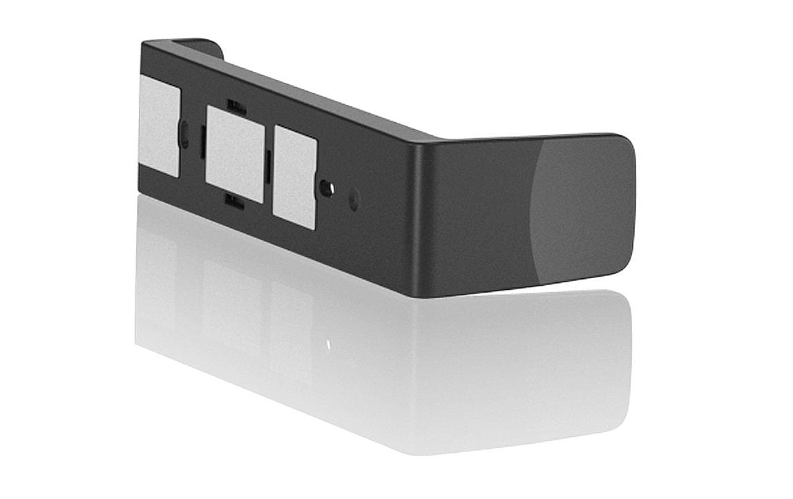 LECHUZA CUBE 14 Magnethalter – für LECHUZA Green Wall – 0,4 × 1,4 × 0,6 cm, schwarz