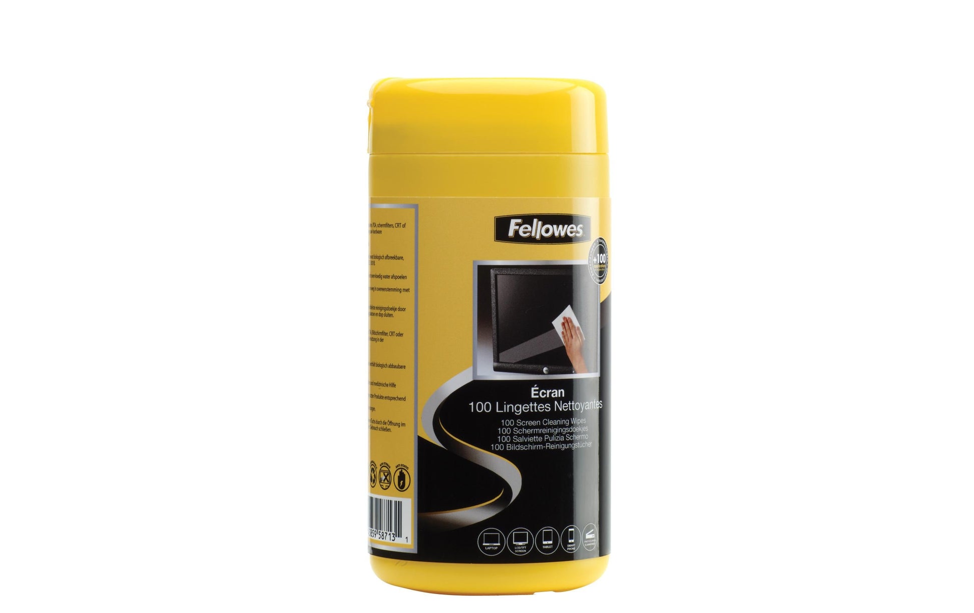 Fellowes Bildschirm-Reinigungstücher 9970311 – für LCD/TFT/Plasma – 100 Stk.