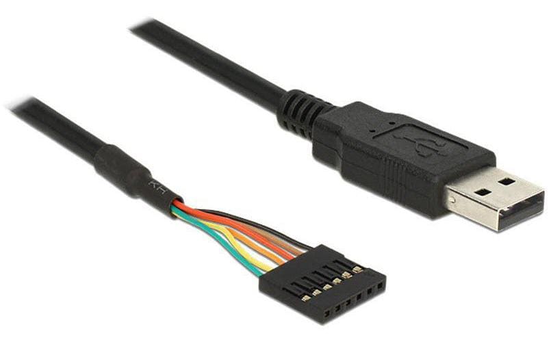 DeLOCK USB-A (Stecker) auf Pinheader (Buchse) Adapter, USB 2.0, 1,8 m