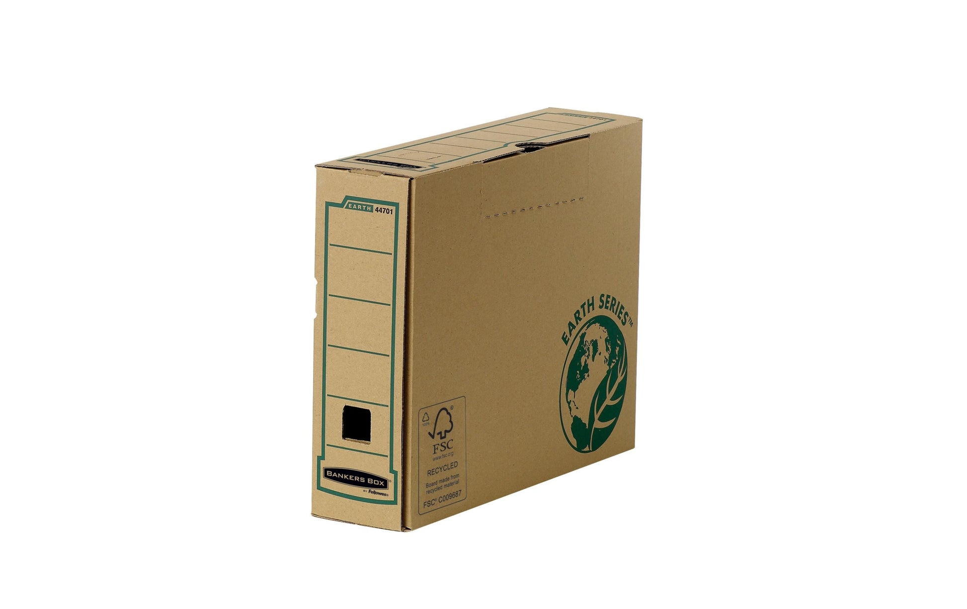 Fellowes R-Kive EarthSeries Archivschachtel – für A4, Rücken 80 mm, Braun, Karton, 20 Stück