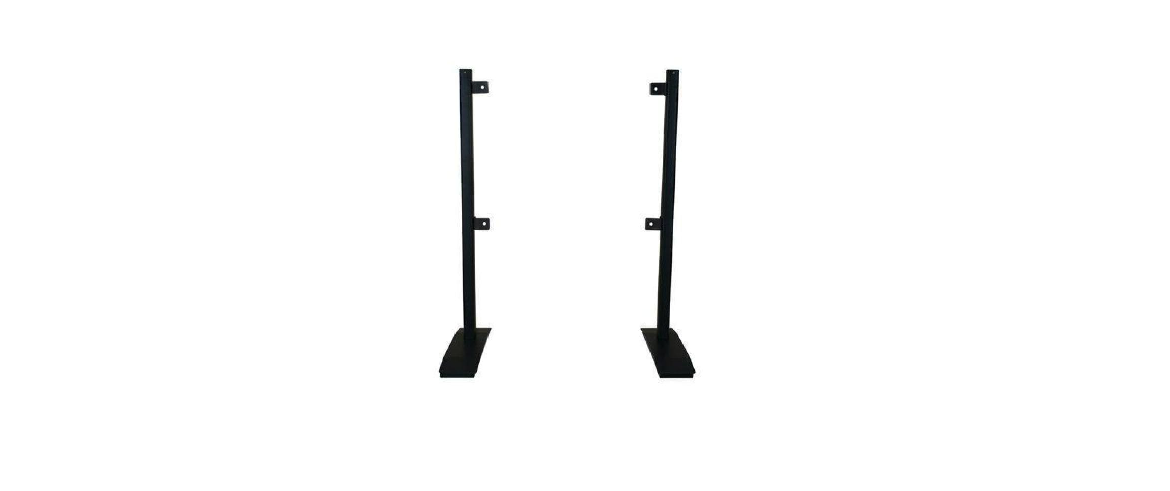 Audioraq Wandhalterung, bis 80", VESA 600×600, bis 50 kg, höhenverstellbar, schwarz