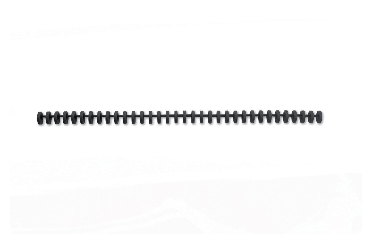 GBC Bindedisc-Ringe – Ø 12 mm, schwarz, Kunststoff – 50 Stk.
