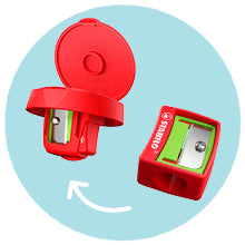 STABILO Spitzdose – für woody 3 in 1 – rot – mit Kindersicherung