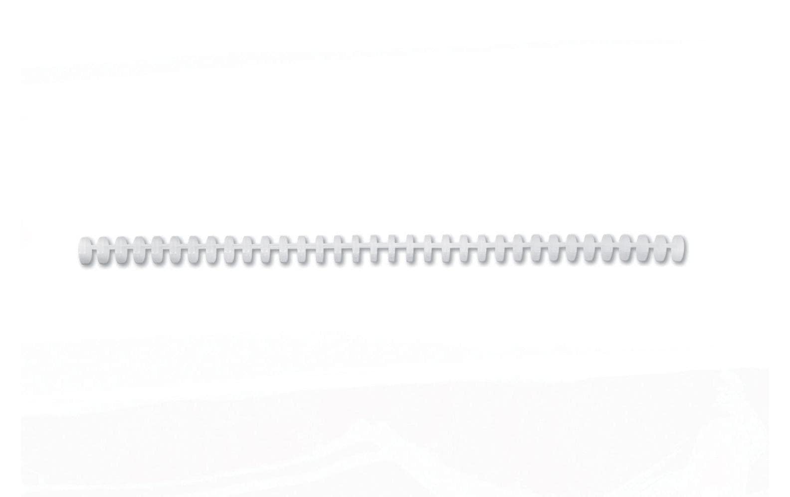 GBC Bindedisc-Ringe – für A4 – Ø 12 mm, weiss, Kunststoff – 50 Stk.
