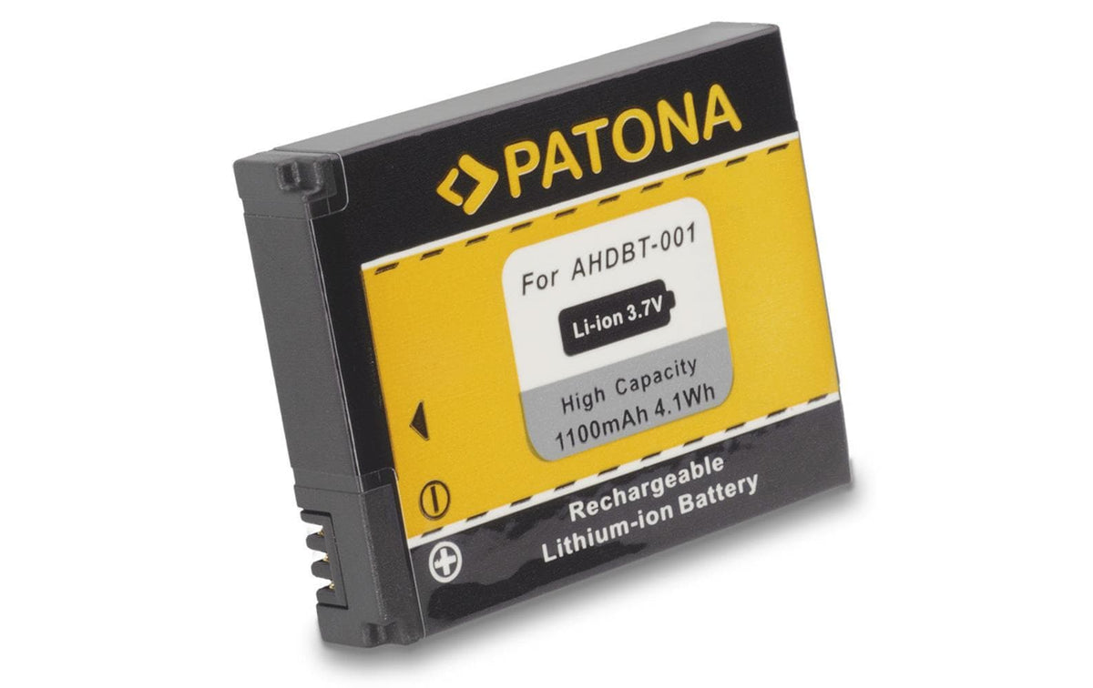 PATONA AHDBT-001 Akku – 1100 mAh, Li-Ion – für GoPro Hero 2