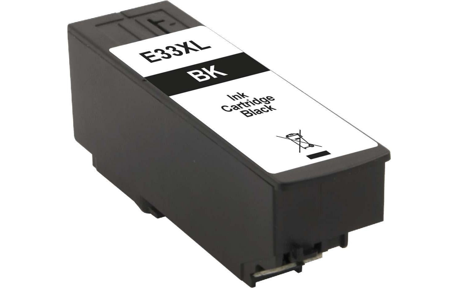 Peach 33XL Schwarz Tintenpatrone (Kompatibel) – 650 Seiten – für Epson Expression Premium XP-530/XP-7100