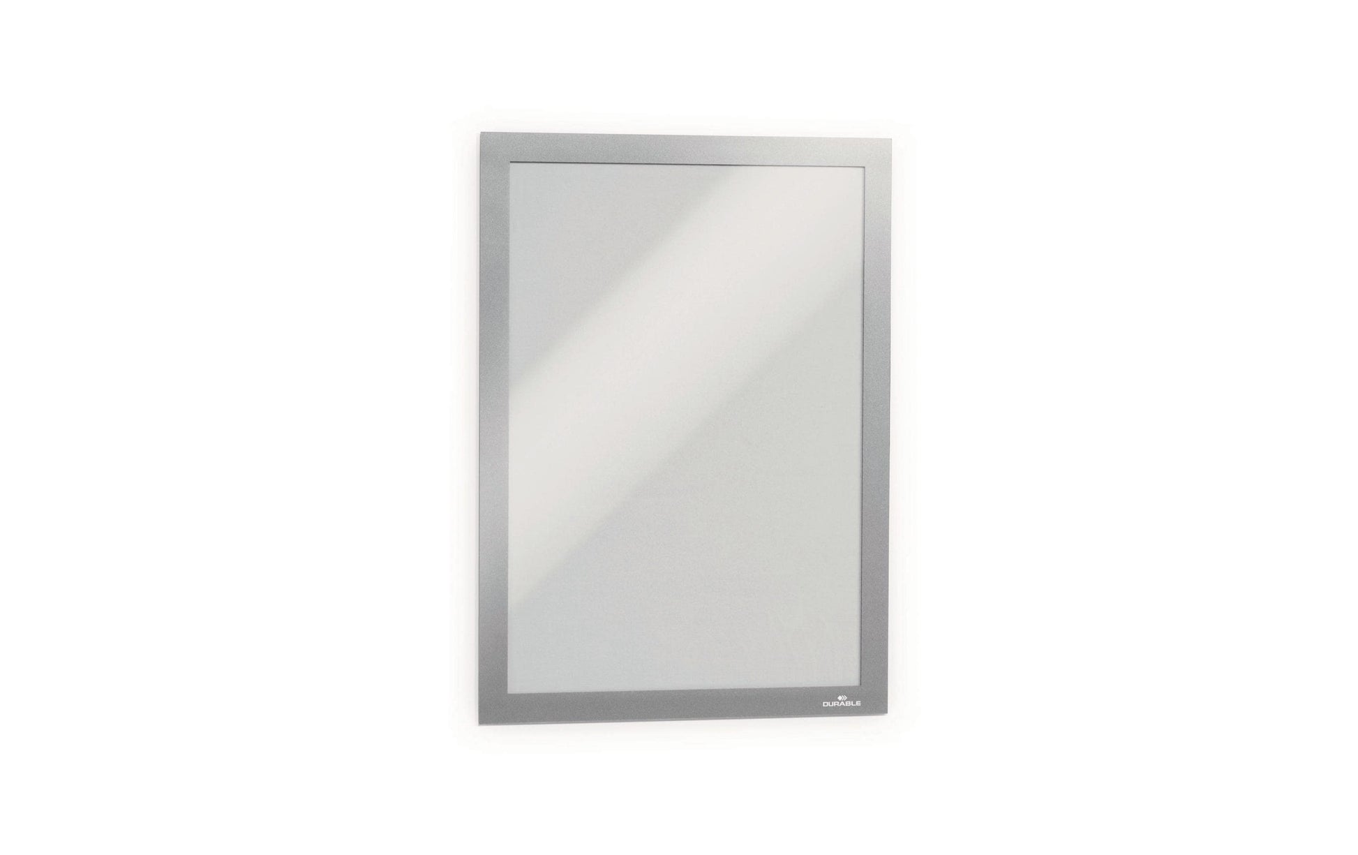 Durable DURAFRAME Magnetrahmen – A4 – Silber – 2er-Pack