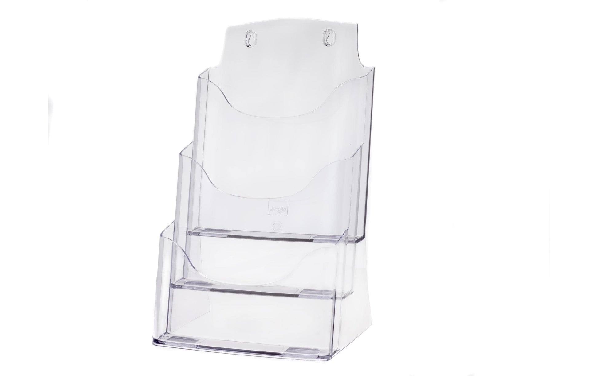 Sigel Tischprospekthalter – Acryl, transparent, 245 × 400 mm – für A4-Formate