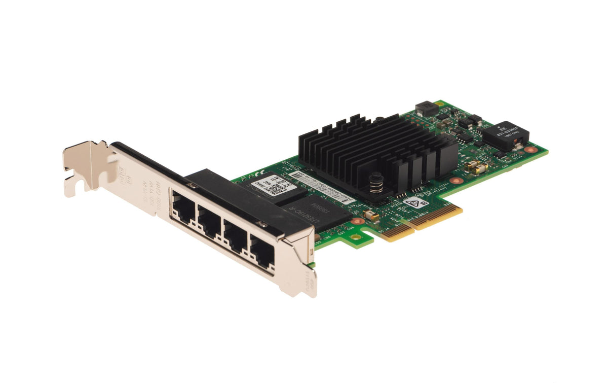 DELL 540-BBDS – PCIe Netzwerkkarte – 4×GbE, PCIe x4, für PowerEdge R320, PowerEdge R430, PowerEdge R530, u. a.