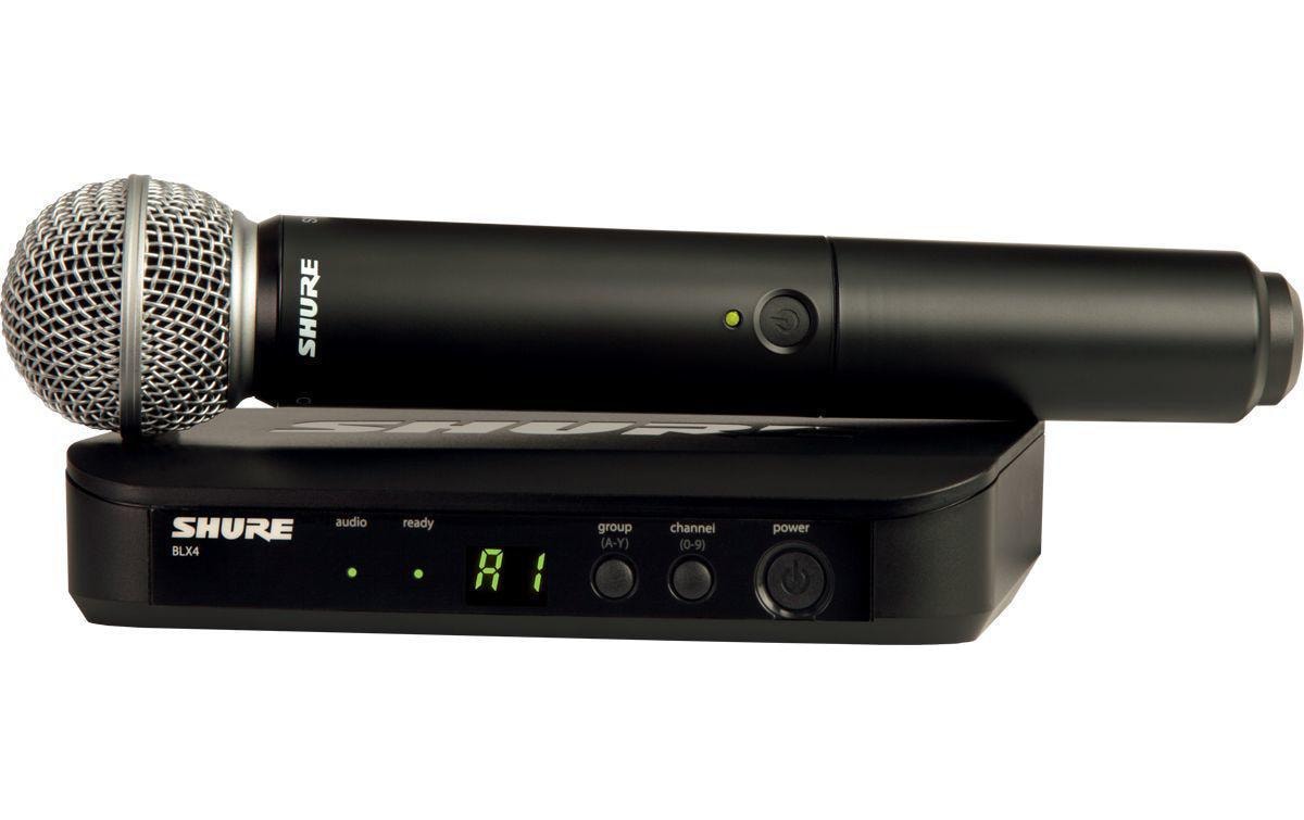 Shure BLX24E/SM58-M17 – Mikrofon-Set, XLR, Niere, Dynamisch
