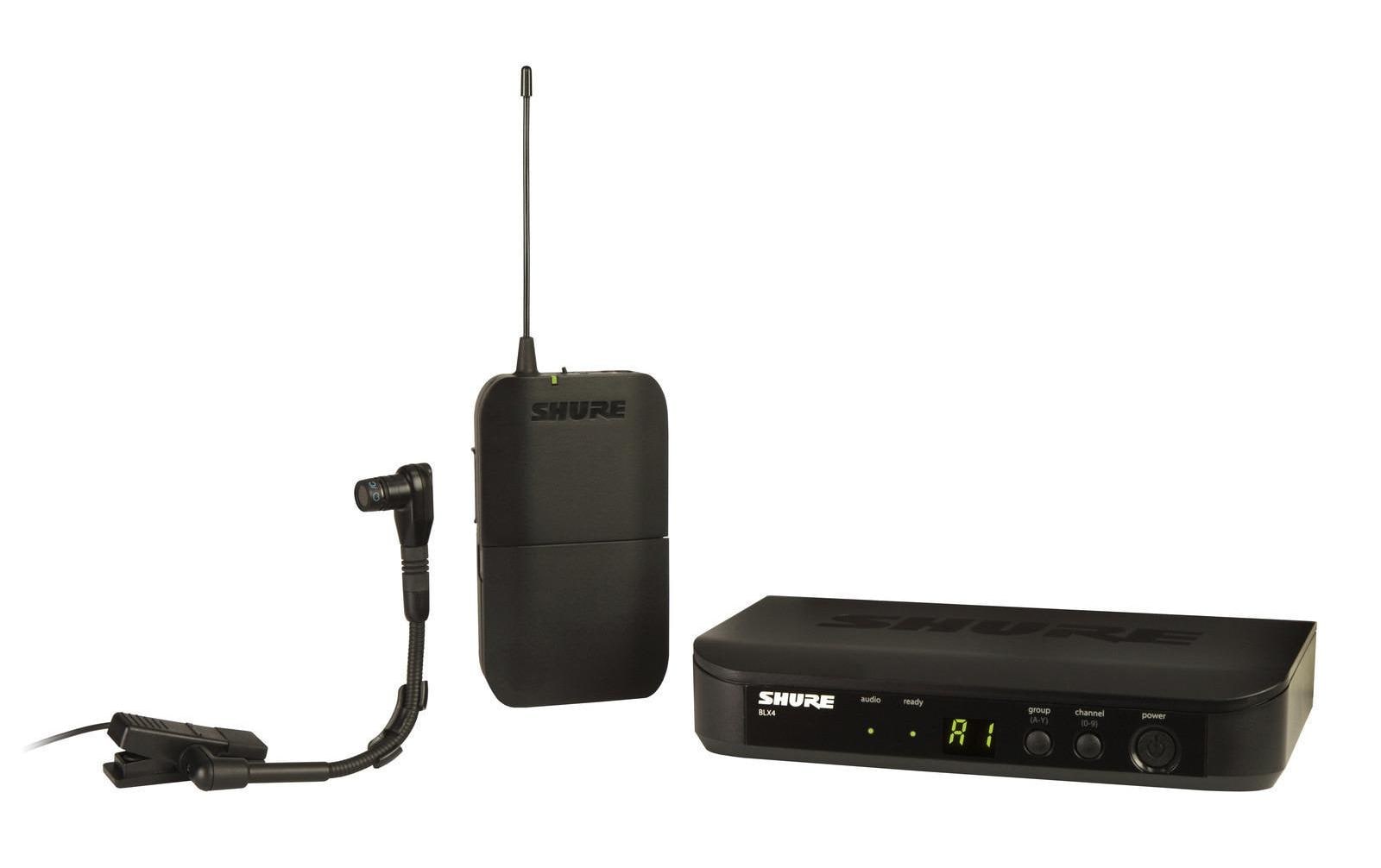 Shure BLX14E/B98-M17 – Mikrofon-Set, Funk & XLR, Niere, Kondensator, Instrumente