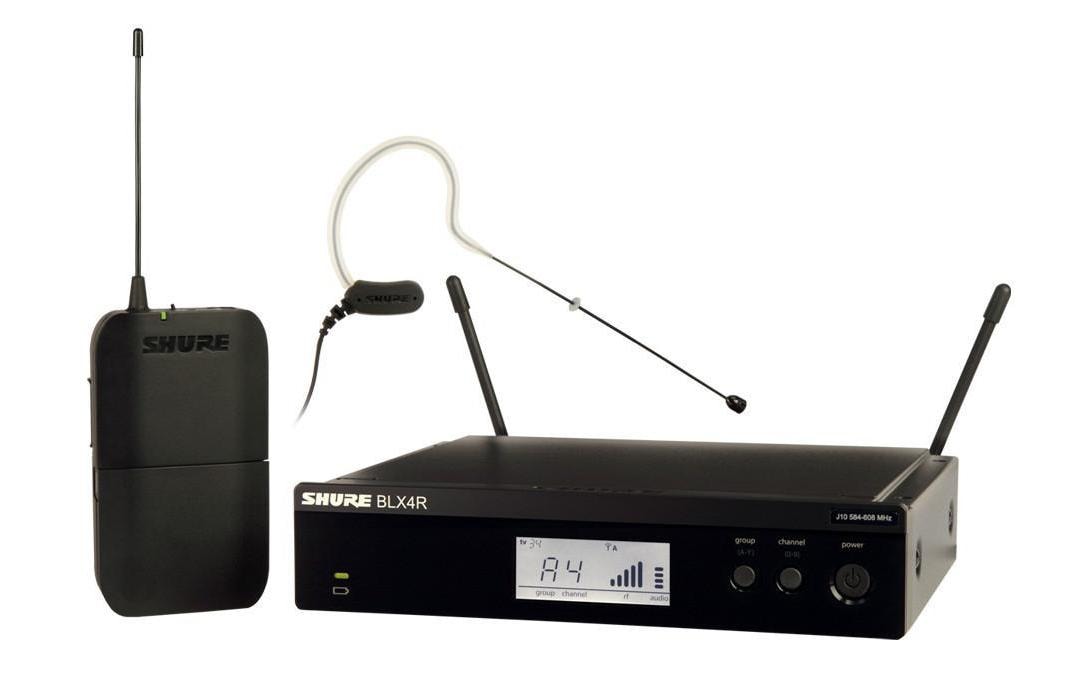 Shure BLX14RE/MX53-M17 – Mikrofon-Set, Funk & 6,3 mm Klinke, Niere, Kondensator, Gesang & Sprache