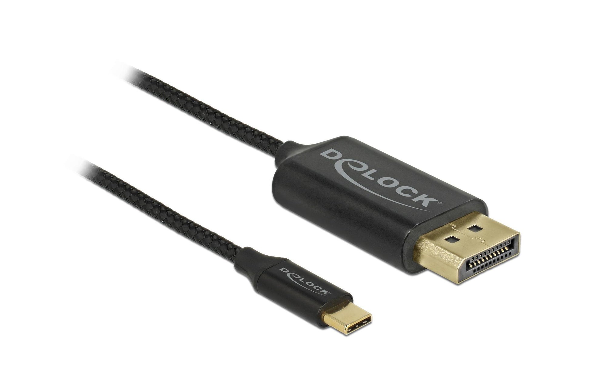 DeLOCK USB-C auf DisplayPort Kabel DP 1.2 4K 60 Hz – 1 m – für Geräte mit USB-C (DisplayPort Alt Mode)
